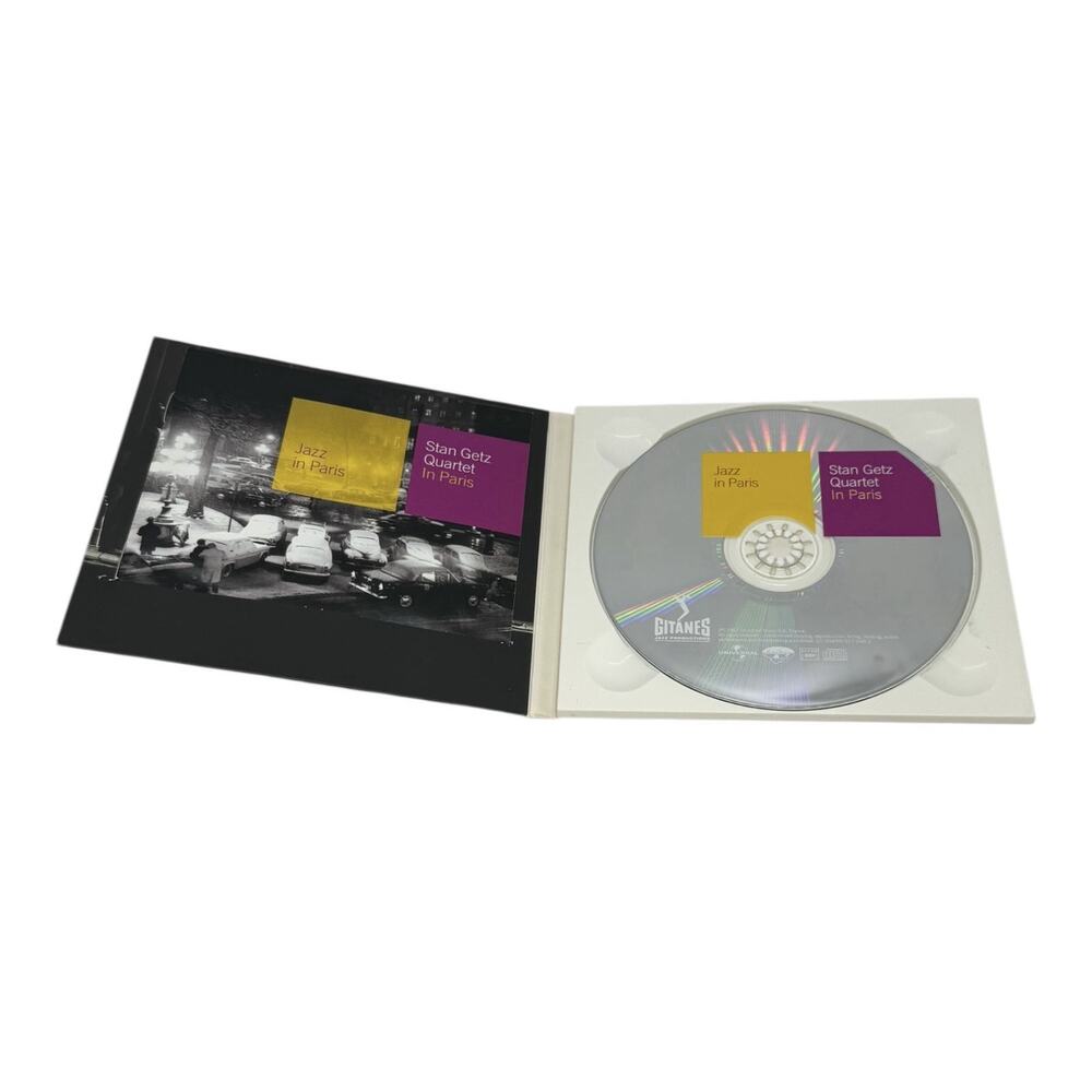 Stan Getz Quartet - In Paris Music CD 2002 Universal Music Saxophone Reissue - Picture 7 of 16